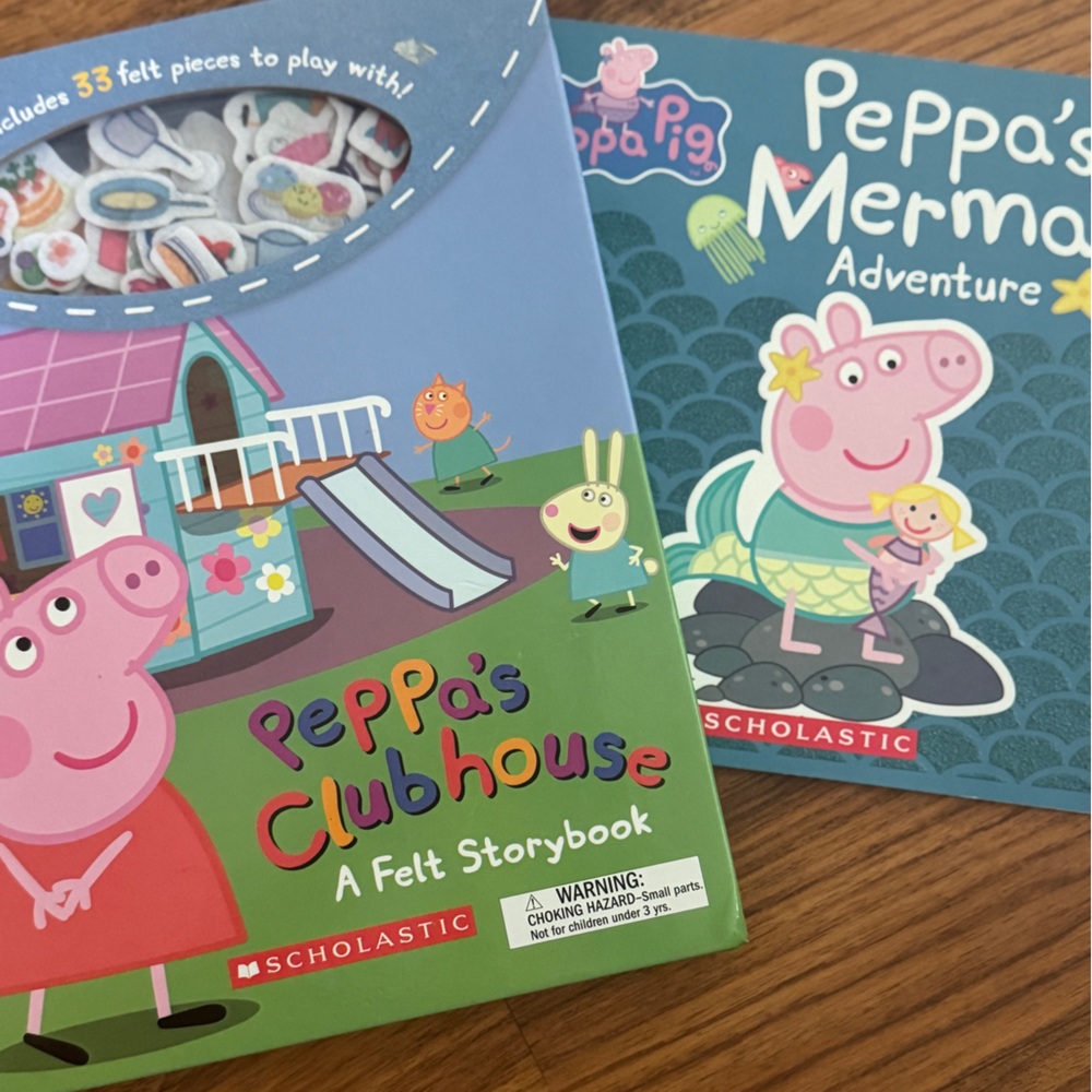 Peppa Pig Book and Felt Activity Book Set